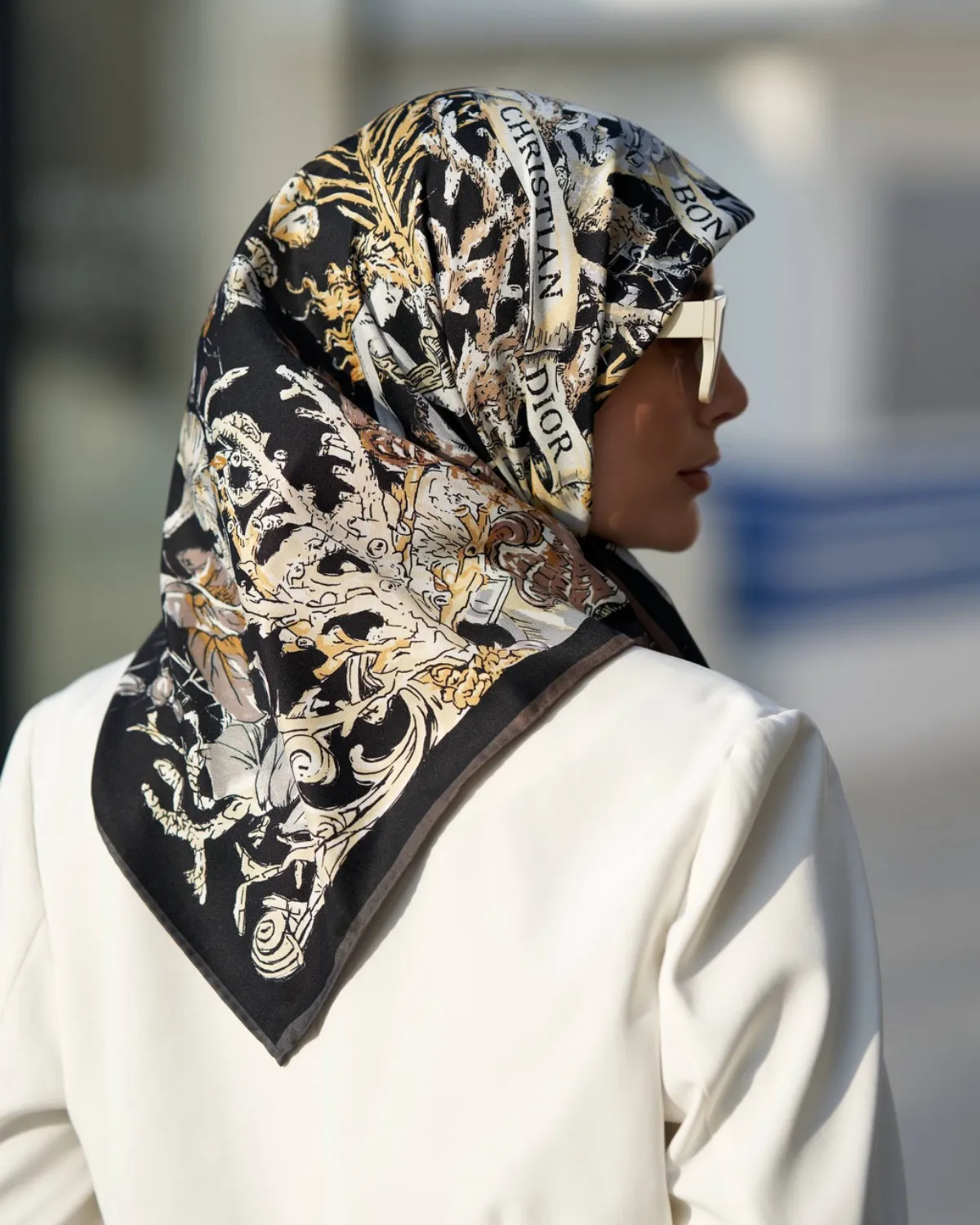 روسری ابریشم زارا وارداتی