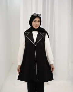 وست لیوا؛ وست زنانه بهاره و تابستانه با پارچه کتان لمه (فری سایز و برش آزاد)